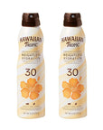 Hawaiian Tropic Weightless Hydration Clear Spray Sunscreen SPF 30, 6oz | SPF 30 Sunscreen Spray, Sunblock, Oxybenzone-Free, 6oz each Twin Pack
