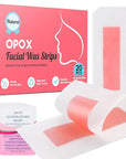 20PCS Facial Wax Strips for Hair Removal, Facial Hair Removal for Women, Waxing Kit for Women's Face, Bikini, Chest, Body, Arms, Legs, Back, & Brazilian | 20ct Waxing Strips & 4 calming Oil Wipes