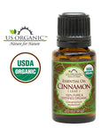 US Organic 100% Pure Cinnamon Leaf Essential Oil - USDA Certified Organic, Steam Distilled - W/Euro Dropper (More Size Variations Available) (15 ml / .5 fl oz)