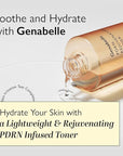 PDRN Rejuvenating Toner - Deep Hydration & Skin Barrier Support with PDRN, Panthenol, Hyaluronic Acid - Soft & Glowing Skin - 10.14 fl.oz/300ml