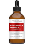 velona Hair Growth Formula - 4 oz | Castor, Amla, Jojoba, Argan, Rosemary, Peppermint, Tea Tree Oils, Vitamin E | Natural Mix with Organic Carrier and Essential Oils