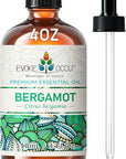 EVOKE OCCU Bergamot Essential Oil for Diffuser Skin Relaxation & DIY Wool Dryer Balls - 4 FL Oz