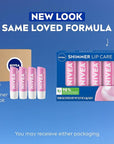 NIVEA Shimmer Lip Care, Shimmery Lip Balm Pack with Shea Butter, Nourishing Oils and Vitamin C & E, 3-in-1 Moisture, Repair and Shimmer, 0.17 Oz Stick, Pack of 4