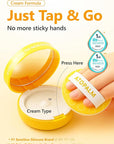ATOPALM | Tok Tok Facial Sun Pact | Sun Cushion SPF43 PA+++ | Sunscreen Korean | For Dry and Sensitive Skin | Outdoor Sunscreen Compact | Moisturizing Spf Cushion Mineral Cream | Korean Skincare | 15g