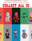 Superhero Boys Bath Bombs with Surprise Hero Toys Inside (12 Pack) - Large Bubble Bomb, Fruity Scents, Relaxing Aromas - Ideal Birthday Gift for Kids by Two Sisters