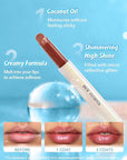 SHEGLAM Pout-Perfect Moisturizing Solid Lip Gloss Shimmer Lip Plumper - Violet Fizz