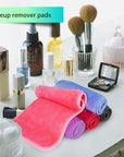 Nugilla Makeup Remover Cloth, 13x7 Inch Reusable Makeup Remover Towels, Microfiber Fast Drying Facial Washcloth, Soft Face Towels for Washing Face