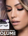 Ardell Mega Volume Lash 253 Multi-Layered False Lashes with Curl Technology, 4 pairs