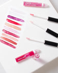 wet n wild MegaSlicks Lip Gloss, Ultra-Glossy, Vitamin-E Enriched, Ultra-Gloss High Shine Moisturizing, Cruelty-Free & Vegan - Red Cherish