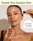 Sun Blush Glowing Self Tanning Drops Australian Made 1.0 fl.oz | Sun-Kissed, Natural Face & Body Gradual Self Tanner with Peptides | Fragrance Free| Everyday Humans