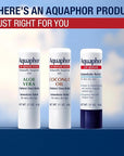 Aquaphor Naturally Inspired Lip Repair Stick with Coconut Oil and Natural Shea Butter, Hydrating Lip Balm Immediately Relieves Dryness, 0.17 Oz Stick
