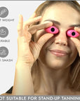 Super Sunnies Slim Flex UV Eye Protection, FDA Compliant Individual Tanning Goggles Eyeshields