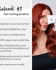 Four Reasons Color Mask - Copper - (27 Colors) Toning Treatment, Color Depositing Conditioner, Tone & Enhance Color-Treated Hair - Semi Permanent Hair Dye, Vegan and Cruelty-Free, 6.76 fl oz