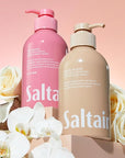 Saltair Body Wash, Signature Scents 2-Pack. Moisturizing Body Cleanser with Monoi Oil and Cupuacu Butter. Luxury Shower Gel for Women and Men. Vegan, Cruelty-Free, Paraben-Free. 2x 17oz Pump Bottles