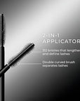 Wunderbrow Define & Lengthen Mascara, Long-lasting, Water-resistant and Smudgeproof, Vegan and Cruelty free