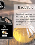Naturevibe Botanicals Baobab Oil 32 Ounces | 100% Pure and Natural | Great for Skin Care and Hair Care