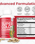 Health Plus Super Colon Cleanse: 10-Day Cleanse -Detox 12 Cleanses, 480 Capsules