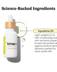 Timeless Skin Care Squalane Oil 100% Pure - Plant-Based Face Oil - Fragrance-Free - For Dry Skin - Moisturizing - 1 oz
