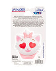 Lip Smacker Disney The Aristocats Marie Emoji Flip Flavored Lip Balm, Key Lime Flavor, Clear, For Kids