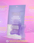 Pacifica Undereye Mask Vegan Ceramide Hydrating Jelly Eye Patches - Under Eye & Smile Line Masks for Fine Lines & Puffiness, Barrier Repair for Sensitive Skin, Fragrance-Free Vegan Clean Beauty