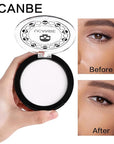 UCANBE White Pressed Setting Powder for Special Effects & Halloween Makeup, Translucent Matte Finishing Powder, Baking White Face Powder for Long Lasting Coverage, Portable Compact