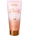 Coppertone Glow Protect and Tan Sunscreen Lotion + Gradual Self Tanner, SPF 30 Sunscreen, 5 Fl Oz Tube