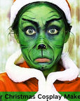 MEICOLY Green Face Body Paint,Halloween SFX Witch Makeup Elphaba Costume Face Paint,Camouflage Gamora Hunting Hulk Body Paint for Adults and Kids,St. Patrick’s Day Face Paint Makeup Accessories
