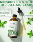 EVOKE OCCU Thyme Essential Oil for Diffuser, Massage, Candle and Soap Making - 4 FL Oz