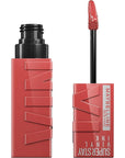Maybelline Super Stay Vinyl Ink Longwear No-Budge Liquid Lipcolor Makeup, Highly Pigmented Color and Instant Shine, Peachy, Peachy Nude Lipstick, 0.14 fl oz, 1 Count