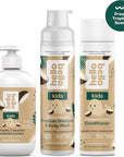 Hello Bello Kid's Conditioner - Hypoallergenic, pH-Balanced & Dermatologist-Tested - Thoughtful Ingredients - Coconut, 10 Fl Oz (2 Pack)