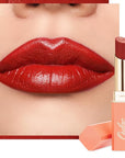 Oulac Red Lipsticks for Women, Deep Red Matte Lipstick, Full Coverage Lip Color, Satin Matte Finish, Cream Texture, Hydrating, Infused with Hyaluronic Acid, Vegan & Clean Beauty 4g SG07 Body Heat