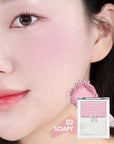 HOLIKA HOLIKA Infusing Blush with Brush - Lightweight,