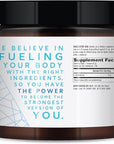 Dr. Mercola Pure Power L-Glutamine, Unflavored, 17.6 oz (500 g), 100 Servings (1 Jar), 5 g Per Serving, Non-GMO, NSF Certified for Sport