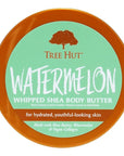Tree Hut Watermelon Whipped Shea Body Butter, 8.4oz, Lightweight, Long-lasting, Hydrating Moisturizer with Natural Shea Butter for Nourishing Essential Body Care