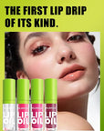 4 Colors Lip Oil Lip Glaze,Hydrating Tinted Plumping Lip Gloss,Clear Pink Shiny Glow Reviver Lip Care Oil,Longlasting Non-sticky Transparent Lip Oil,Women's Day Makeup Gift Kit for Women-SetA