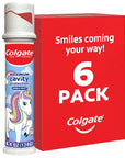 Colgate Kids Unicorn Toothpaste Pump, 4.4 Ounce, 6 Pack
