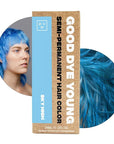 Good Dye Young Semi-Permanent Hair Color, Vegan and Cruelty-Free Blue Hair Dye, Last up to 24 Washes, Non-Damaging Conditioning Hair Color (5FL OZ, Sky High)