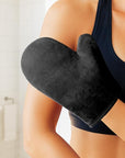 Self Tanner Mitt Applicator Set 2 Pack, Self Tanning Mitt For Self Tanner Body, Streak Free Sunless Tan Gloves, Exfoliating Gloves For Self Tanner,Tanning Mit Kit,Tan Mit Applicator