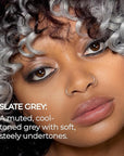 XMONDO Color Slate Grey Depositing Mask – Semi-Permanent Grey Dye with Bond Booster & Hyaluronic Acid, 8 oz