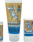 Zinka Sunscreen Personal Pack - Mineral Zinc Oxide for Face, Body, and Lips - Reef Safe and Water Resistant (Lotion SPF 30, Face Stick SPF 30, and Lip Balm SPF 15) - No Chemicals