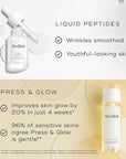 Medik8 Serum Tonic Duo - Liquid Peptides - Gentle, Cleansing Exfoliant Toner - Smoothing, Firming Multi Peptide Serum - 2 pc