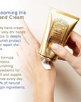 Panier des Sens - Hand Cream for Dry Cracked Hands - Blooming Iris Hand Lotion with Shea Butter & Olive Oil - Vitamin E Skin Moisturizer with 97% Natural Ingredients - Made in France, 2.5 fl oz