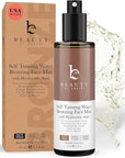 Bronzing Face Tanner Spray Mist, Sunless Face Tanning Water, USA Made with Natural & Organic Ingredients