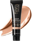 Fièra Luxury Concealer & Foundation with Anti-Aging Ingredients - Full Coverage for Dark Circles, Wrinkles, Fine Lines, and Spots, All-Day Wear For Mature Skin - Medium, 0.5 FL. OZ. / 15 ML
