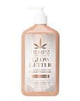 Hempz Glow Getter Body Lotion, Hydrating Moisturizer with Shimmer, 17 oz.