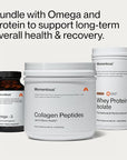 Momentous Grass-Fed Collagen Peptides Powder - Collagen Protein Powder with Fortigel & Vitamin C for Hair, Skin, Nails, & Joint Health Support - NSF Certified for Sport - Packaging May Vary