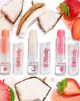 wet n wild Perfect Pout So Pouty Shine Tinted Lip Balm Coconut Flavored, Hyaluronic Acid, Vegan Collagen, Moisturizing For Dry Lip Care, Clear (Pack of 2)