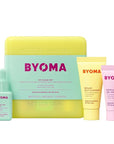 BYOMA So Clear Set - Barrier Repair Skincare Set for Acne Prone Skin - Creamy Jelly Cleanser, Clarifying Face Serum & & Gel-Cream Moisturizer - Unclogs Pores, Targets Blemishes - 30ml, 15ml, 15ml