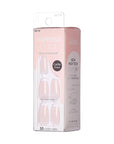 KISS imPRESS No Glue Mani Press On Nails, Color, 'Serendipity', Pink, Medium Size, Coffin Shape, Includes 30 Nails, Prep Pad, Instructions Sheet, 1 Manicure Stick, 1 Mini File