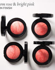 LAURA GELLER NEW YORK Baked Blush-n-Brighten Marbleized Blush for Cheeks - Cherry Custard - Natural Finish - Buildable Color